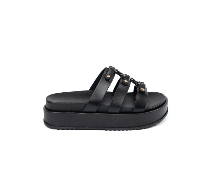 Pěkné dámské   nazouváky platforma