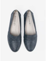 Designové tmavě modré mokasíny dámské platforma Designové tmavě modré mokasíny dámské platforma