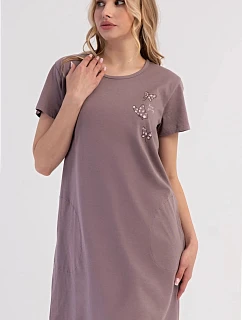 Dámské domácí šaty s krátkým rukávem model 22405196 - Vienetta