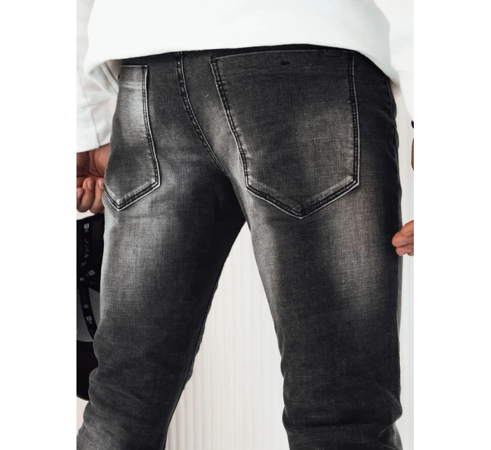 Pánské džínové kalhoty černé Dstreet UX4236