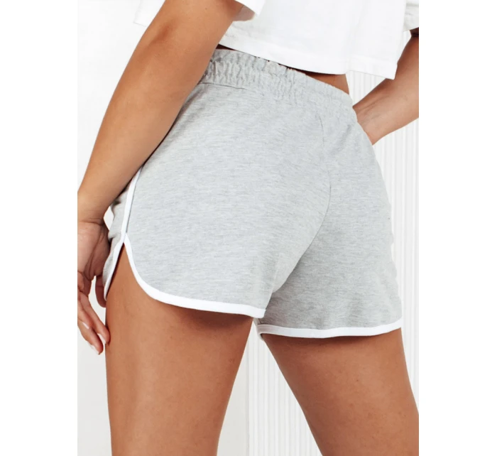 Dámské teplákové kraťasy TOP SPORT light grey FashionStreet SY0406