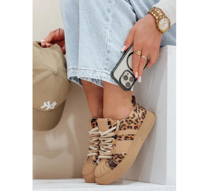 Dámské sportovní tenisky SNEAKI s leopardím potiskem FashionStreet ZY0821 Dámské sportovní tenisky SNEAKI s leopardím potiskem FashionStreet ZY0821