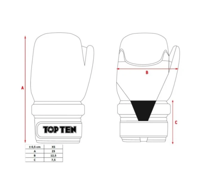 Taekwon-do ITF ROTT-KIDS Otevřené rukavice Taekwon-do ITF ROTT-KIDS Otevřené rukavice