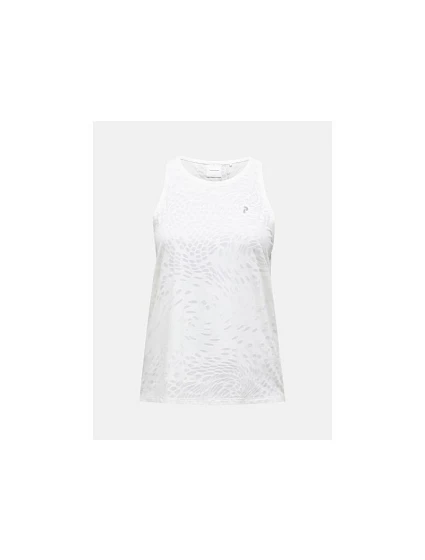 Dámské tričko PEAK PERFORMANCE W Discover Tank, bílá barva