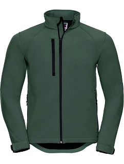 Pánská 3vrstvá softshellová bunda 10. bottle green model 22466442 - Russell Athletic