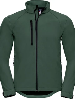 Russell Athletic 140M Pánská 3-vrstvá softshellová bunda 10.140M bottle green