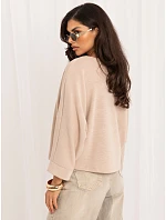 Sweter MI SW model 22340814 beżowy - FPrice Sweter MI SW model 22340814 beżowy - FPrice