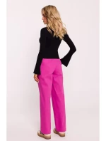 model 20476104 Žebrovaný top s dlouhými rukávy černý - Moe