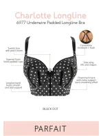 Dámská podprsenka Parfait 6977 Charlotte 34 E Černá Dámská podprsenka Parfait 6977 Charlotte 34 E Černá