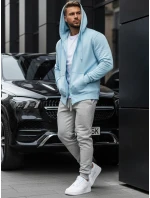 Pánská mikina s kapucí modrá Dstreet model 21962279 - FashionStreet