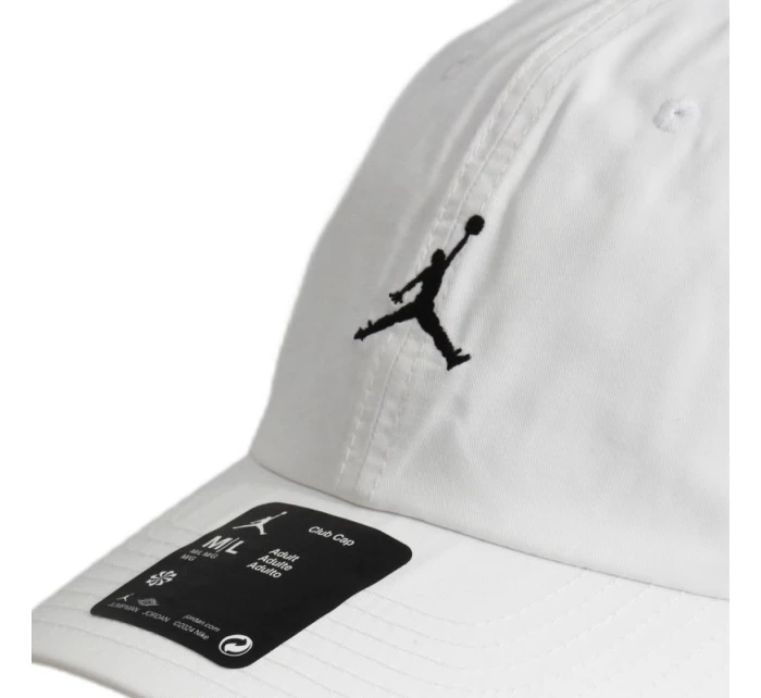 Air Jordan Club Cap univerzální baseballová čepice bílá - model 21932753 Air Jordan Club Cap univerzální baseballová čepice bílá - model 21932753