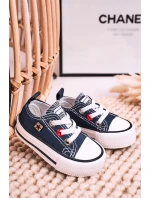 Dětské Klasické Tenisky Nízké BIG STAR HH374195 Tmavě Modré Dětské Klasické Tenisky Nízké BIG STAR HH374195 Tmavě Modré