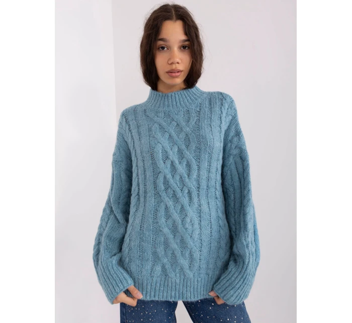 Sweter AT SW  niebieski model 19018672 - FPrice