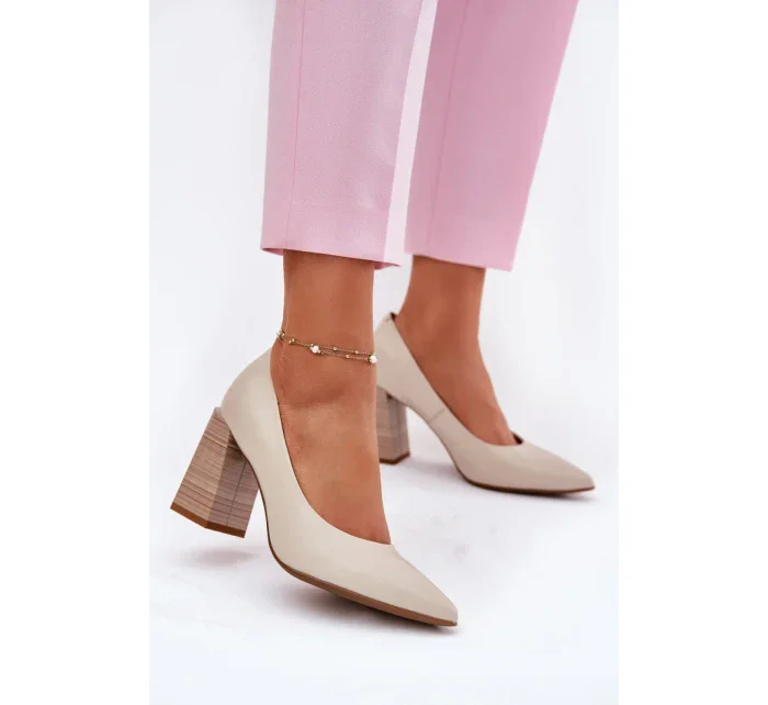 Lodičky na sloupku model 213892 Step in style