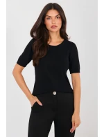 Svetr s krátkým rukávem  model 223995 Factory Price