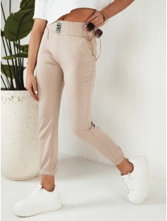 Dámské tepláky KAROT béžové FashionStreet UY1811