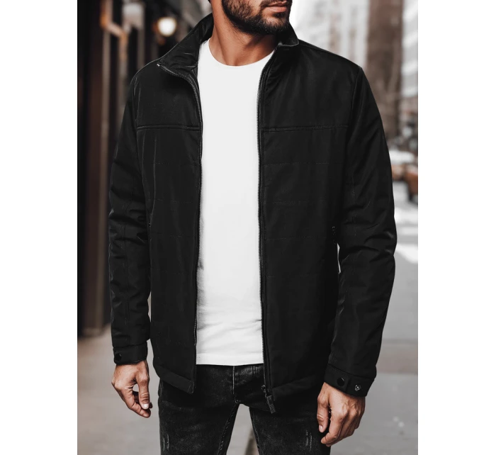 Pánská přechodná bunda černá FashionStreet TX4995