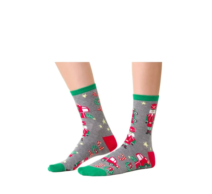 Ponožky Steven art.136 Świąteczne damskie 35-40