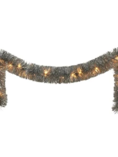 DEKORAČNÍ GIRLANDA 270CM 26LED STŘÍBRNÁ