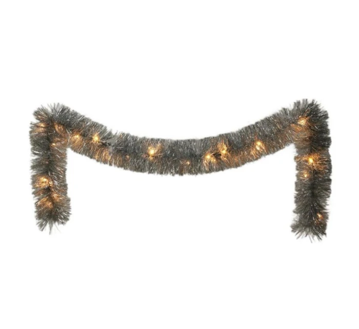DEKORAČNÍ GIRLANDA 270CM 26LED STŘÍBRNÁ