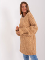 Sweter AT SW 2367 2.64P camelowy