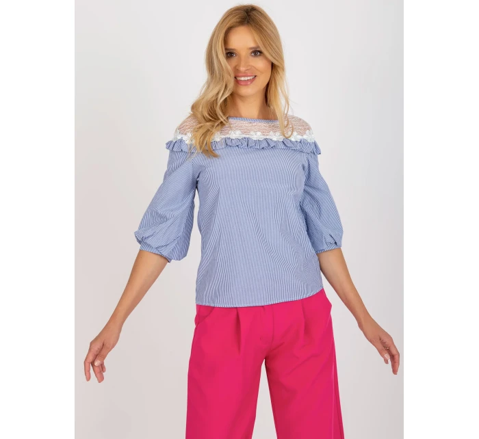 Halenka LK BZ 509336.55P bílá a modrá