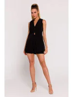 M776 Sako bez rukávů s jedním knoflíkem - černé M776 Sako bez rukávů s jedním knoflíkem - černé