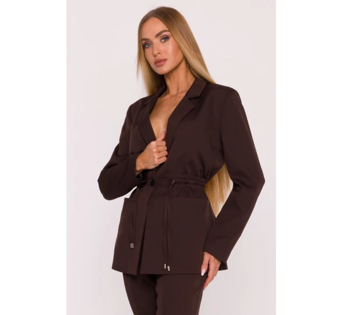 Blejzr se v pase hnědý model 21295960 - Moe Blejzr se v pase hnědý model 21295960 - Moe