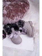 Dětské Kotníkové Boty Zateplené Šedé Tesoro Dětské Kotníkové Boty Zateplené Šedé Tesoro