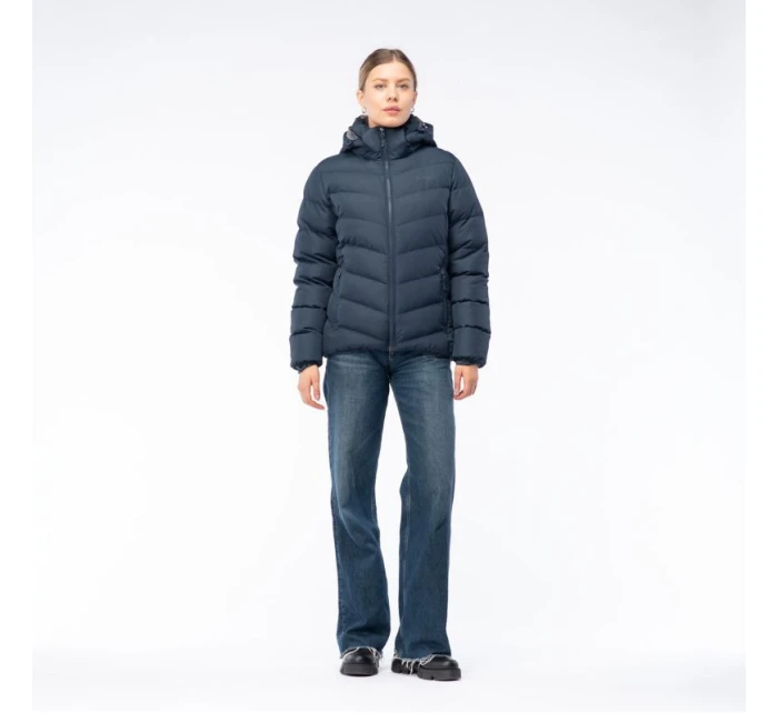 Dámská prošívaná zimní bunda LADY VARMI Tmavě modrá - Hi-Tec