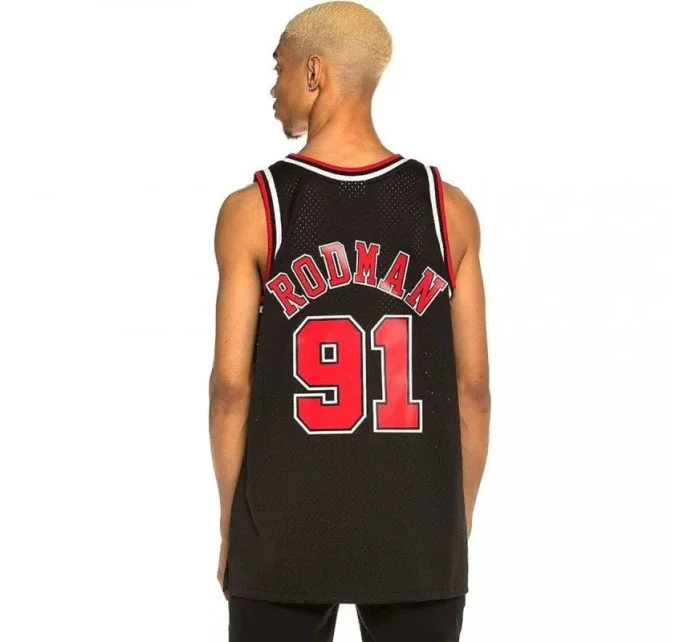 Mitchell & Ness Chicago Bulls NBA Swingman Alternate Jersey Bulls 97 Dennis Rodman SMJYGS18152-CBUBLCK97DRD pánové