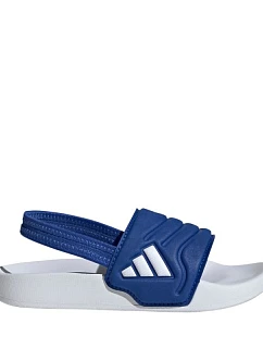 Dětské žabky adidas Adilette Estrap 2.0, bílo-modré, HQ9196