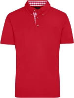 JN Pánské piqué polo v stylu 02.0 white model 22488675 - Daiber JN Pánské piqué polo v stylu 02.0 white model 22488675 - Daiber