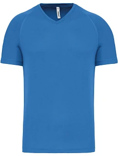 PA 476 Pánské sportovní tričko s výstřihem do V model 22513199 aqua blue - Kariban ProAct