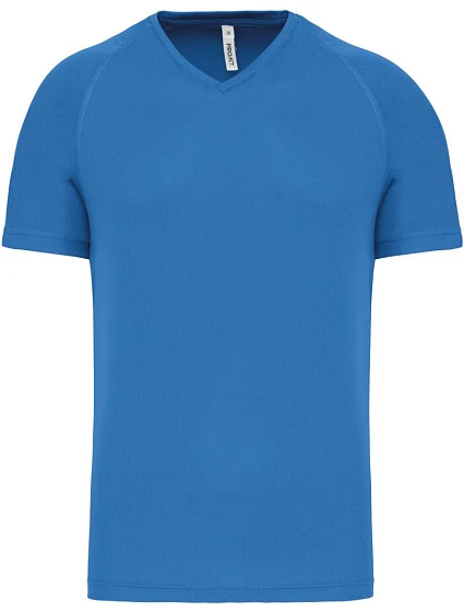 Kariban ProAct PA 476 Pánské sportovní tričko s výstřihem do V 20.P476 aqua blue Kariban ProAct PA 476 Pánské sportovní tričko s výstřihem do V 20.P476 aqua blue