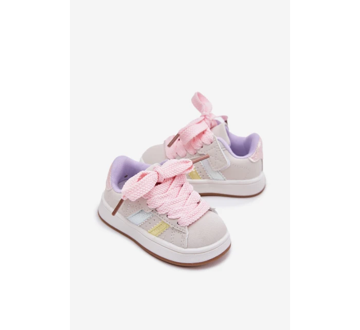 Sportovní boty dětské sneakers na suchý zip multikolor Celyna Sportovní boty dětské sneakers na suchý zip multikolor Celyna