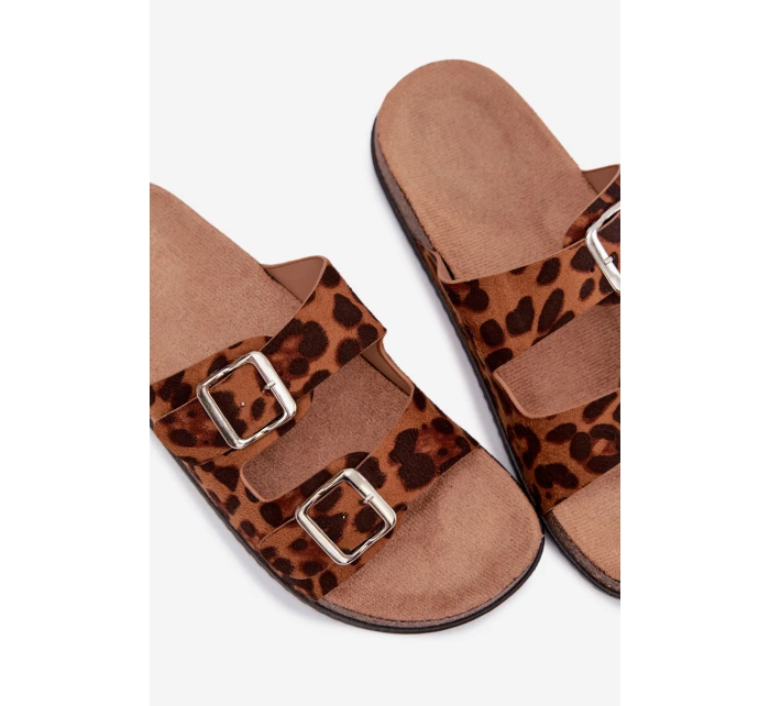 Dámské pantofle s pásky Panterka model 21908434 - Boto