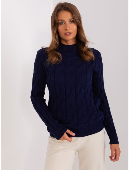 Sweter AT SW 2235.00P granatowy