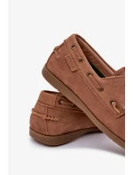 Pánské kožené mokasíny Big Star – Camel