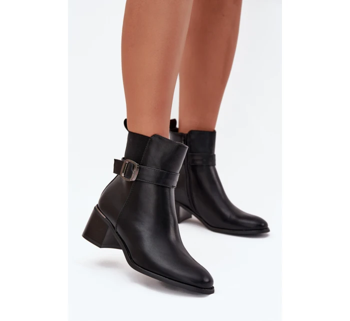 Boty na podpatku  model 216655 Step in style