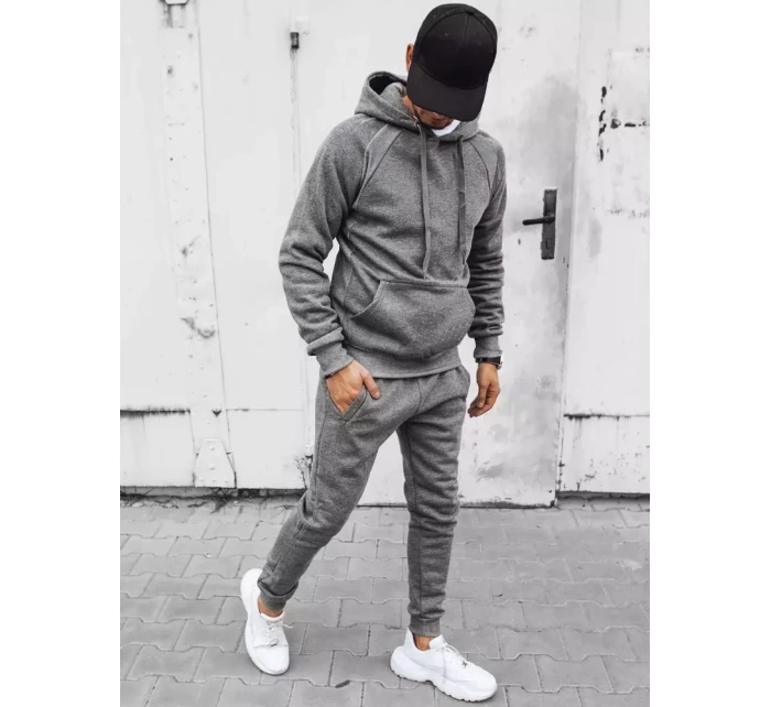 FashionStreet pánské tmavě šedé tepláky AX0624