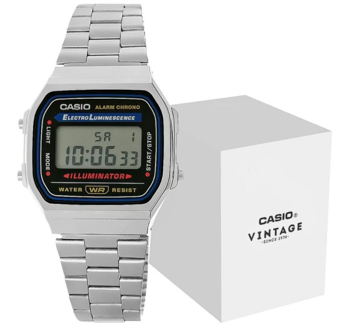 Hodinky CASIO Vintage A168WA-1YES + krabice Hodinky CASIO Vintage A168WA-1YES + krabice