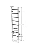 DŘEVĚNÝ KOVOVÝ GYMNASTICKÝ ŽEBŘÍK SE 4 RUKOJEŤMI BENCHK 200W DŘEVĚNÝ KOVOVÝ GYMNASTICKÝ ŽEBŘÍK SE 4 RUKOJEŤMI BENCHK 200W