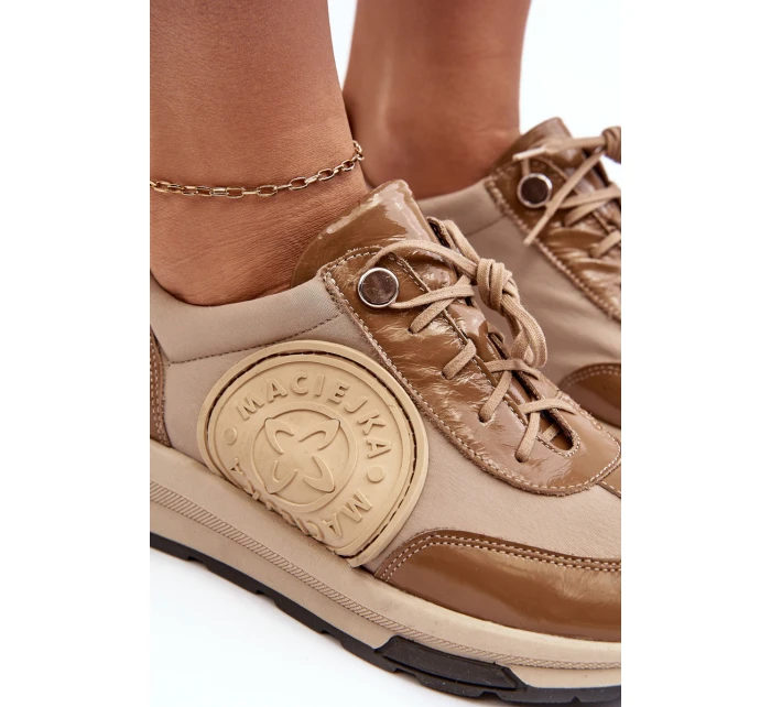 Kůže Sportovní Boty Na Platformě model 21636052 - Maciejka