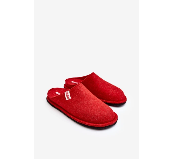 Červené Klasické Dámské Papuče Big Star KK276012