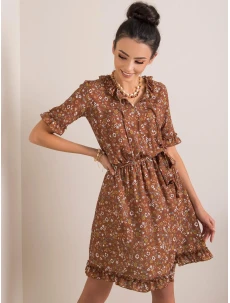 Šaty LK SK 508097.68P hnědá