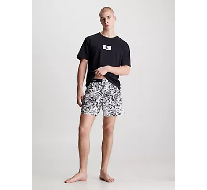 Spodní prádlo Pánské pyžamo S/S BOXER SET 000NM2527EN25 - Calvin Klein