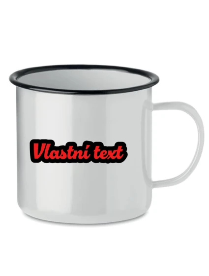 Personalizovaný retro plecháček s obrysem Personalizovaný retro plecháček s obrysem