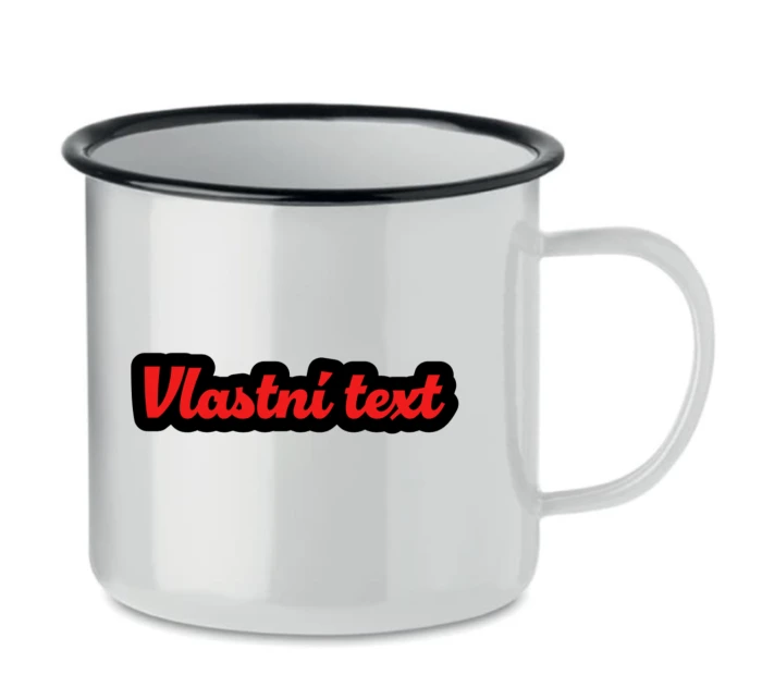 Personalizovaný retro plecháček s obrysem Personalizovaný retro plecháček s obrysem