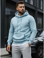 Pánská mikina s kapucí modrá FashionStreet BX5107